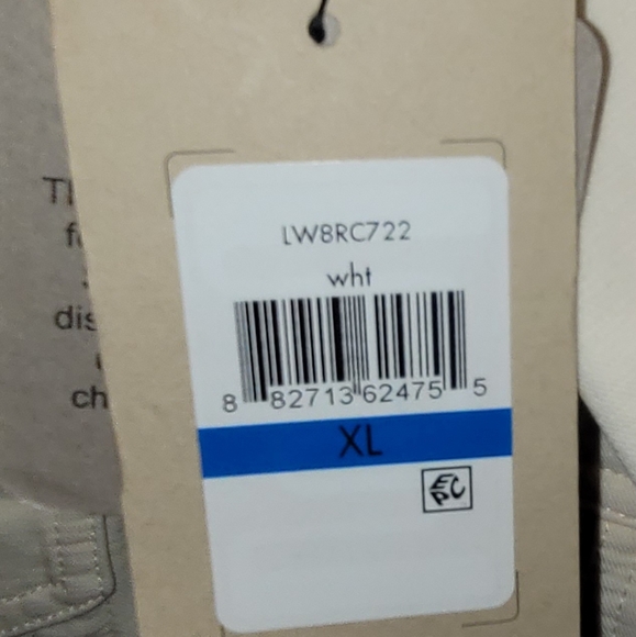 LEVI'S Men's White/Ivory Denim Trucker Button/Zip Jacket NWT - Picture 10 of 15